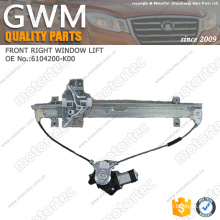 Chinese wholesaler Great Wall Spare Parts window regulator 6104200-K00